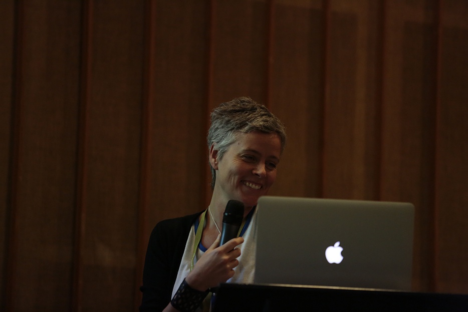 Veronika Burian at TYPO Berlin 2015 © Sebastian Weiß (Monotype)